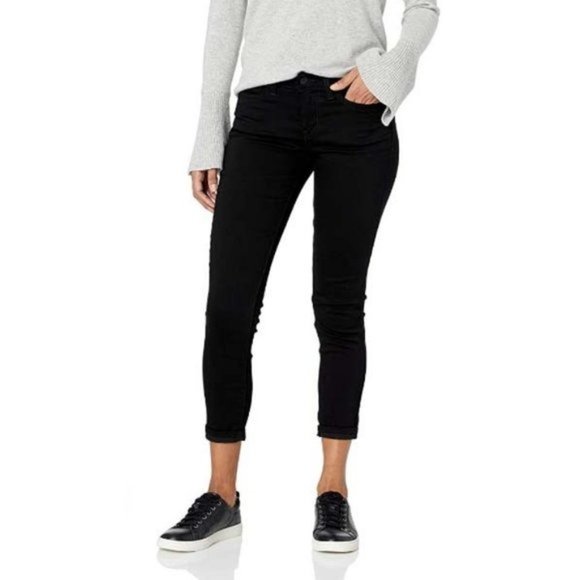 Signature by Levi Strauss Denim - NWT Levi Strauss Plus 24 Skinny Cuffed Jeans Black